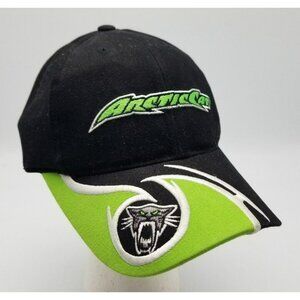 ArcticWear Arctic Cat Spellout Logo Troy NH Dealer Black Green Adjustable Hat